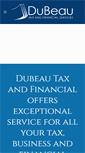 Mobile Screenshot of dubeaufinancial.com